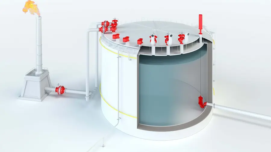 PROTEGO in-tank valve